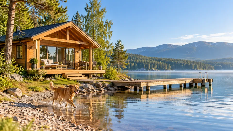 Scheda WhatsApp di Camping del Lago: Spiaggia per cani